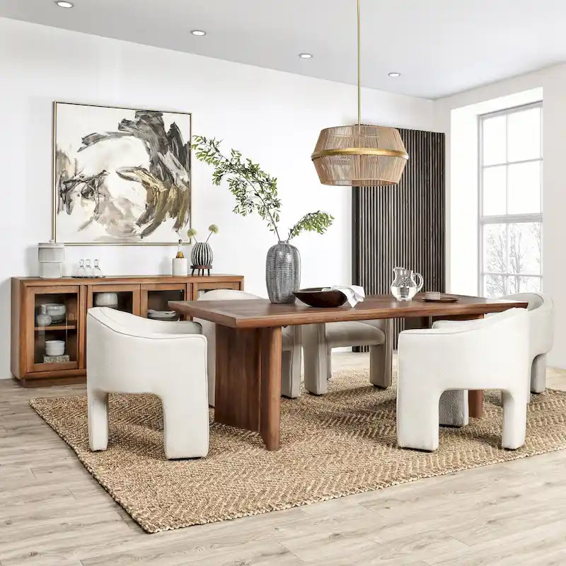 Classic Home Selena 84 Mango Wood Dining Table in Umber - 84Wx40Dx30H