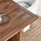 Classic Home Selena 84 Mango Wood Dining Table in Umber - 84Wx40Dx30H