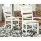 Signature Design by Ashley Valebeck Brown/White 7-Piece Dining Package