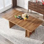 Table de salle à manger de ferme pour 6 personnes, table de cuisine rectangulaire en bois de 160 cm avec rangement
