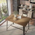 Furniture of America Rish Industrial Brown 54-inch Counter Height Dining Table