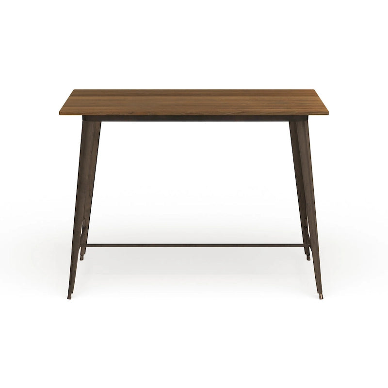 Furniture of America Rish Industrial Brown 54-inch Counter Height Dining Table