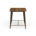 Furniture of America Rish Industrial Brown 54-inch Counter Height Dining Table