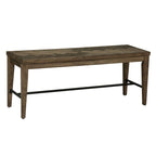 Horizons Rustic Caramel with Sawmark Distressing 6 Piece Rectangular Table Set