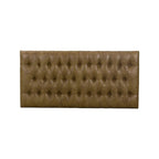 HomePop Draper Light Brown Button-tufted Ottoman