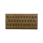 HomePop Draper Light Brown Button-tufted Ottoman
