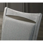Ensemble de salle à manger 5 pièces Iris de Roundhill Furniture, blanc vieilli et gris