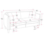 Henry Boucle Loveseat