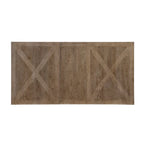 Roundhill Furniture Dasher Driftwood Finish Extendable Table