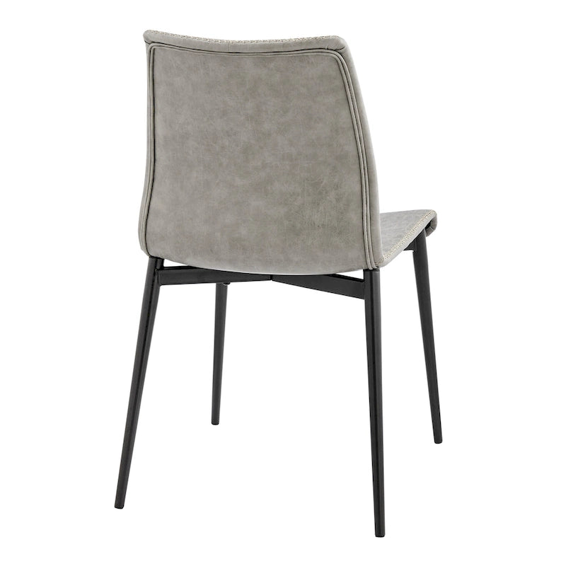 Jayden Faux Leather Dining Side Chair, (Set of 2)