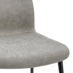 Jayden Faux Leather Dining Side Chair, (Set of 2)