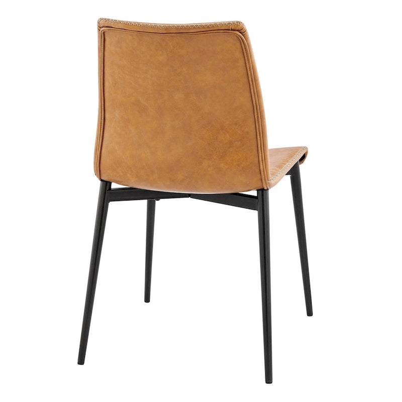Jayden Faux Leather Dining Side Chair, (Set of 2)