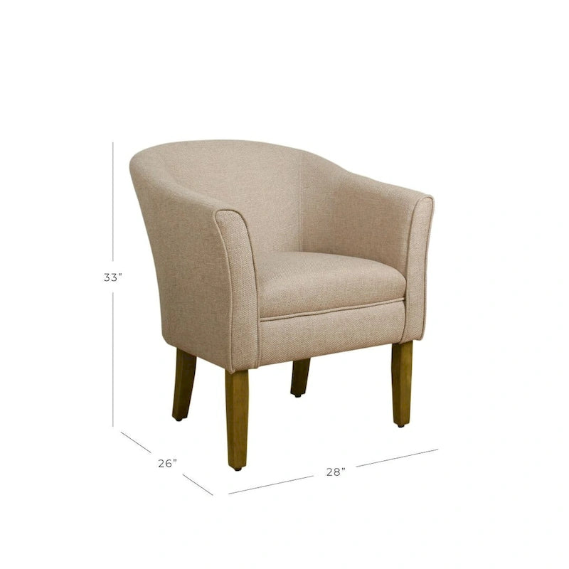 Porch & Den Kingswell Upholstered Barrel Accent Chair