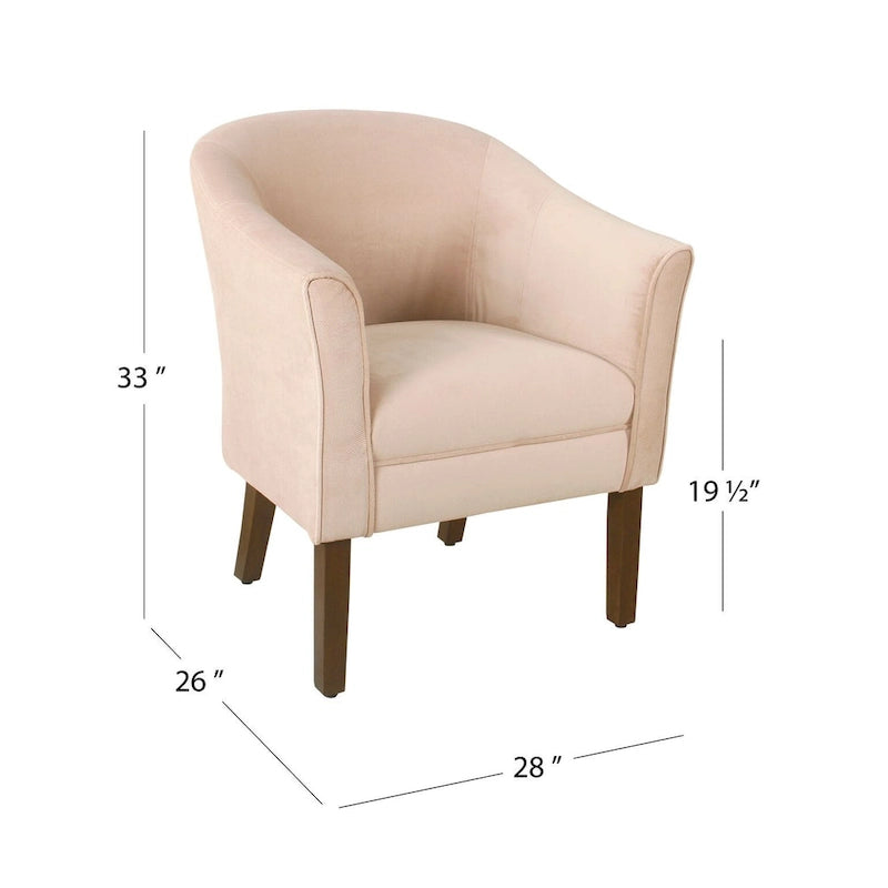Porch & Den Kingswell Upholstered Barrel Accent Chair