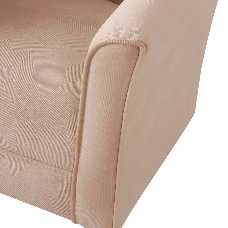 Porch & Den Kingswell Upholstered Barrel Accent Chair