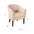 Porch & Den Kingswell Upholstered Barrel Accent Chair