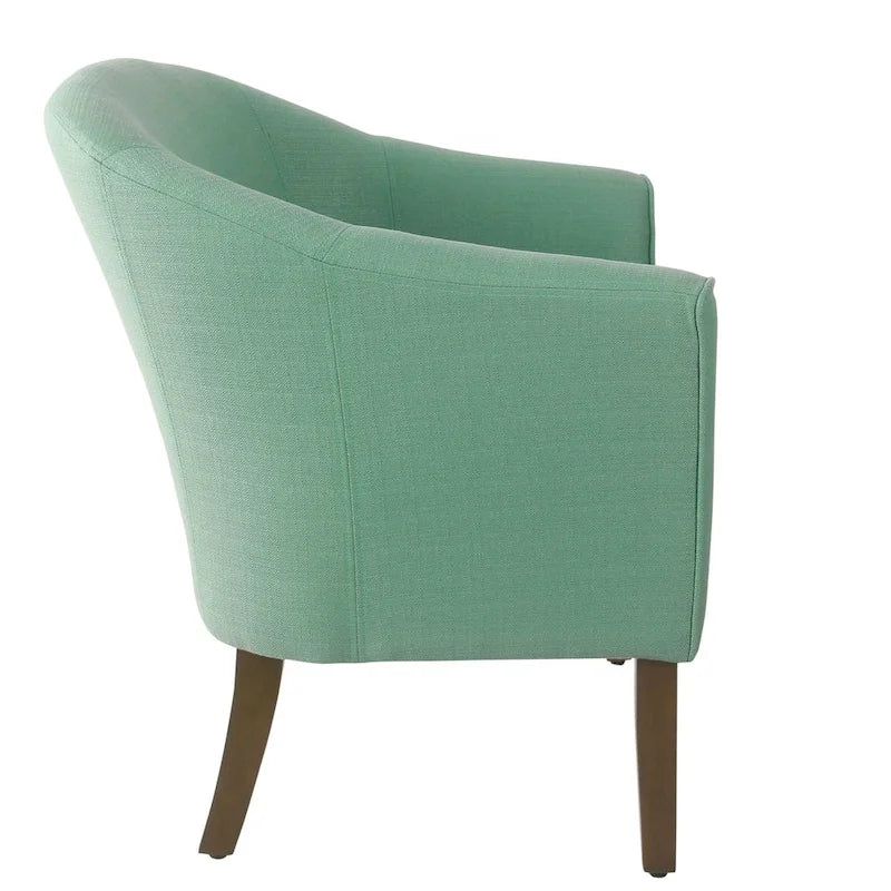 Porch & Den Kingswell Upholstered Barrel Accent Chair
