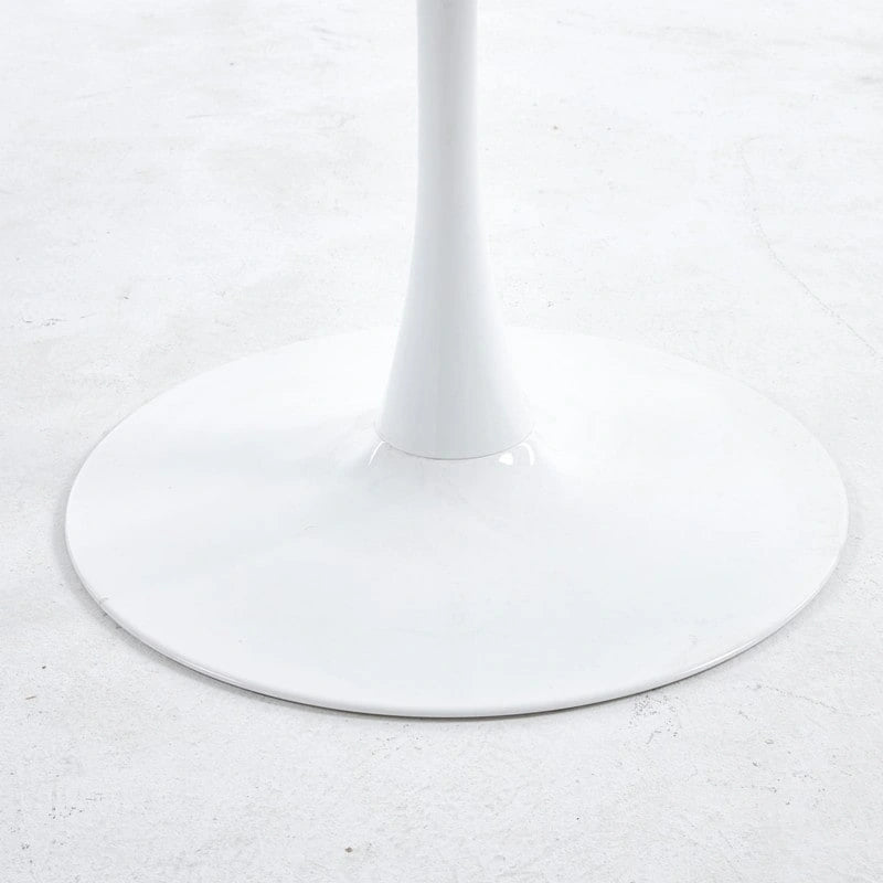 42.1 Table à manger Tulip avec plateau rond en marbre pour 4 à 6 personnes