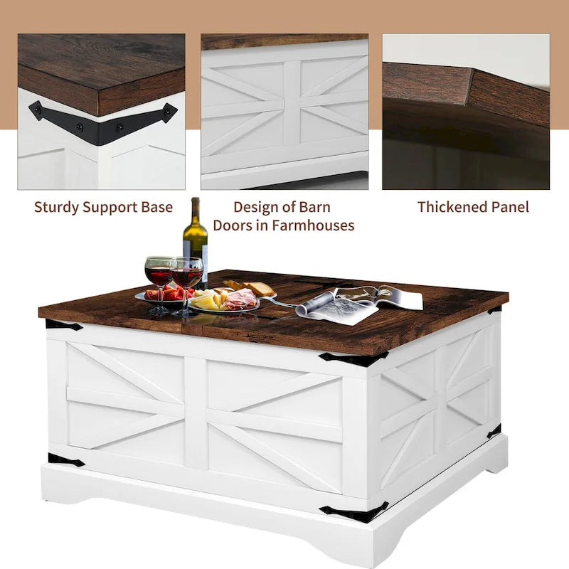 Table basse de ferme moderne