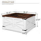 Table basse de ferme moderne