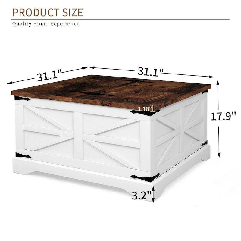 Table basse de ferme moderne