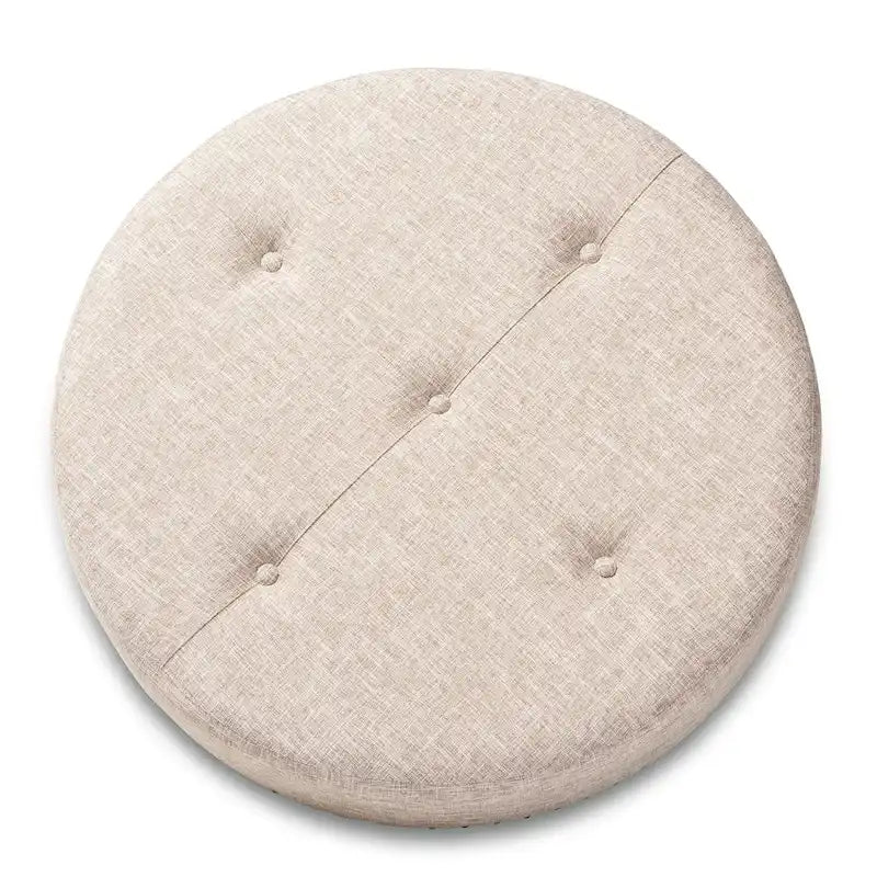 Modern and Contemporary Fabric Cocktail Ottoman