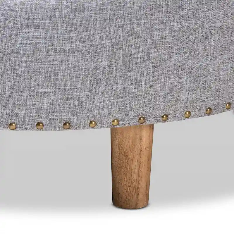 Modern and Contemporary Fabric Cocktail Ottoman