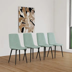 Modern Upholstered Dining Accent Chairs (Set of 4)