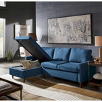 Parker L-shaped Sofa with Storage Chaise by iNSPIRE Q Modern