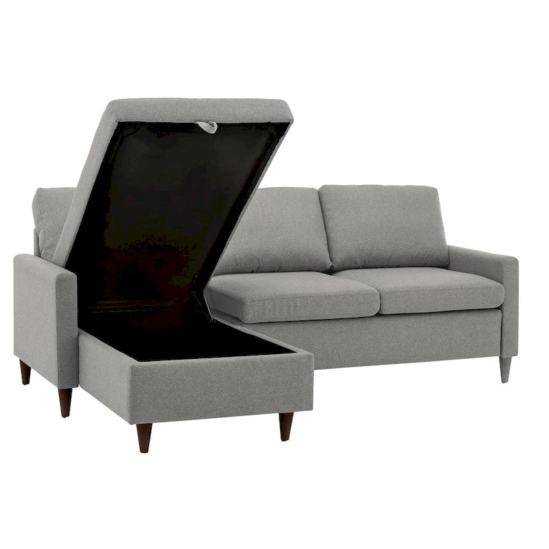 Parker L-shaped Sofa with Storage Chaise by iNSPIRE Q Modern