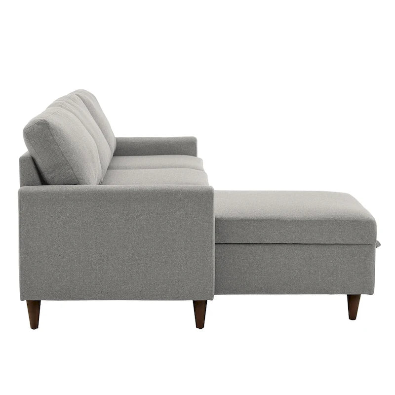 Parker L-shaped Sofa with Storage Chaise by iNSPIRE Q Modern