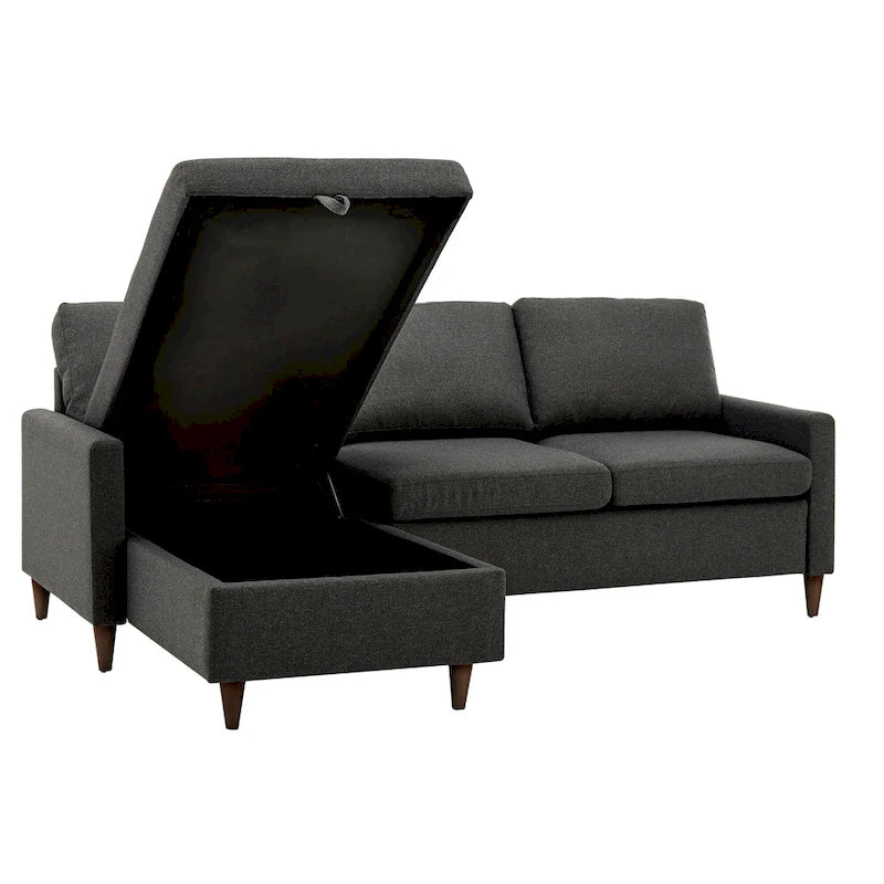Parker L-shaped Sofa with Storage Chaise by iNSPIRE Q Modern