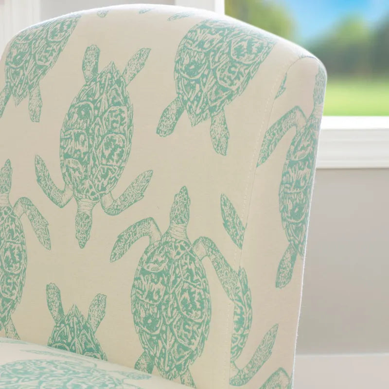 Fauteuil d'appoint Terrapin avec motif tortue