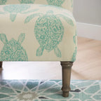 Fauteuil d'appoint Terrapin avec motif tortue