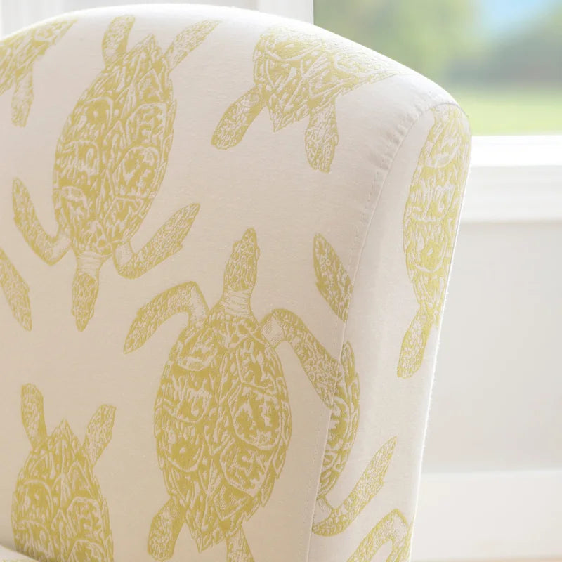 Fauteuil d'appoint Terrapin avec motif tortue