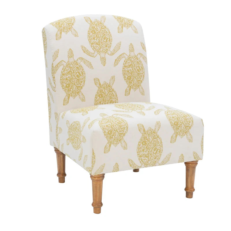 Fauteuil d'appoint Terrapin avec motif tortue