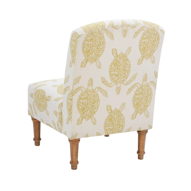 Fauteuil d'appoint Terrapin avec motif tortue