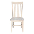 Solid Wood Tall Mission Dining Chairs, Set of 2