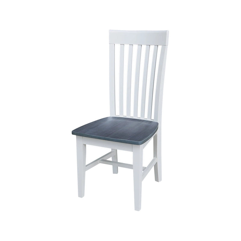 Solid Wood Tall Mission Dining Chairs, Set of 2