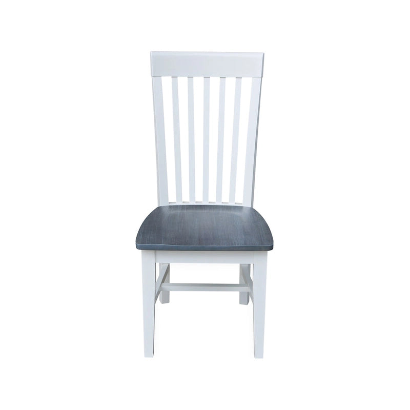 Solid Wood Tall Mission Dining Chairs, Set of 2