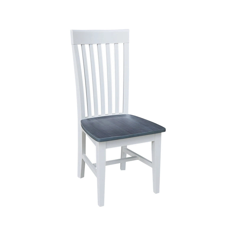 Solid Wood Tall Mission Dining Chairs, Set of 2