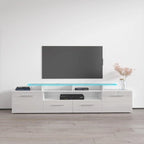 Meuble TV moderne Évora avec système d'éclairage LED