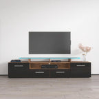 Meuble TV moderne Évora avec système d'éclairage LED