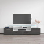 Meuble TV moderne Évora avec système d'éclairage LED