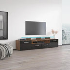 Meuble TV moderne Évora avec système d'éclairage LED