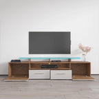 Meuble TV moderne Évora avec système d'éclairage LED
