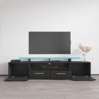 Meuble TV moderne Évora avec système d'éclairage LED