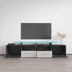 Meuble TV moderne Évora avec système d'éclairage LED