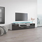 Meuble TV moderne Évora avec système d'éclairage LED