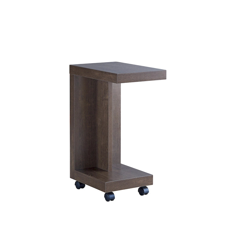 Table d'appoint à 1 étagère Otis Modern Mobile de 18 pouces par Furniture of America